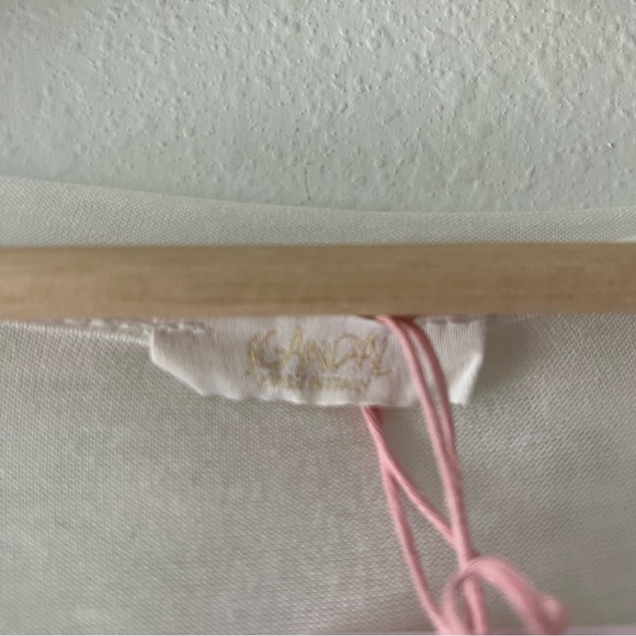 SCANDAL ITALY | NWT Long Sleeve Bohemian White Mini Dress | M/L - Picture 3 of 6